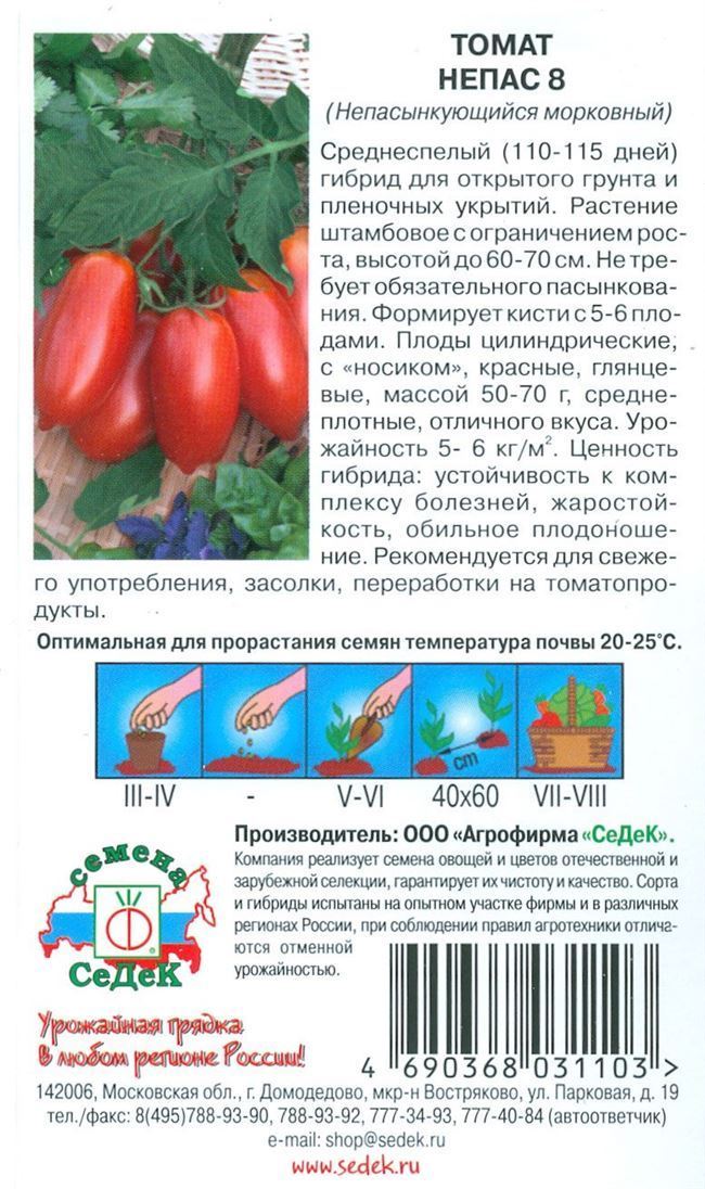 Описание томатов «Любаша»